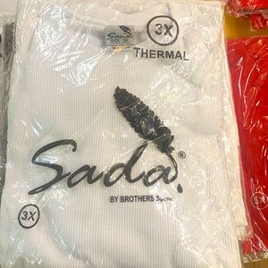 SADA White Thermal Long sleeve 3x
